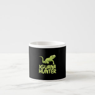 Iguana Hunter - Funny Iguana Reptile Lizard Pet Espressomugg