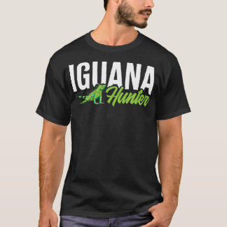 Iguana Hunter Herbivorous Lizard Vassa Öga Specie T Shirt