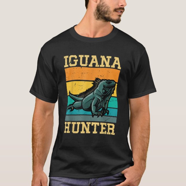 Iguana-jägare för pojkarna Iguanas Iguana Lizard m T Shirt (Framsida)