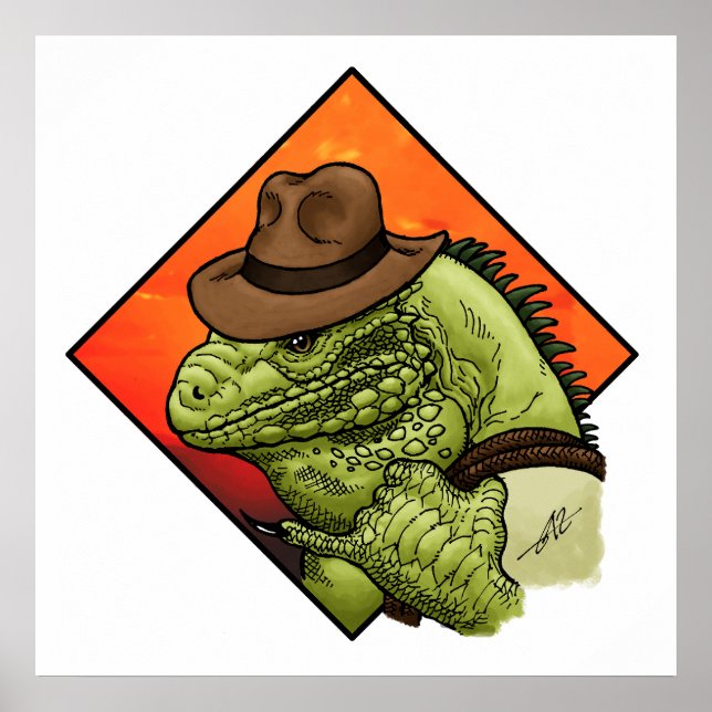 Iguana Jones Poster (Framsidan)