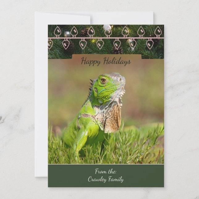 Iguana-julkort Julkort (Framsida)