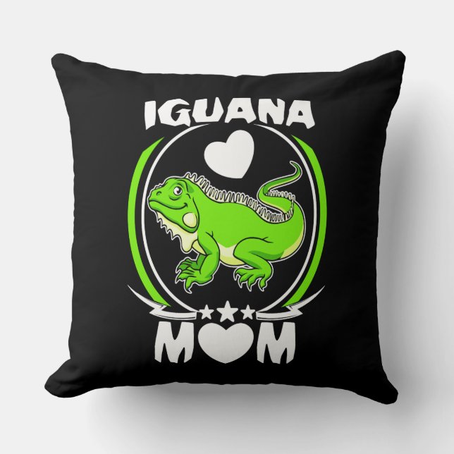 Iguana kärlek Mamma Kudde (Framsida)