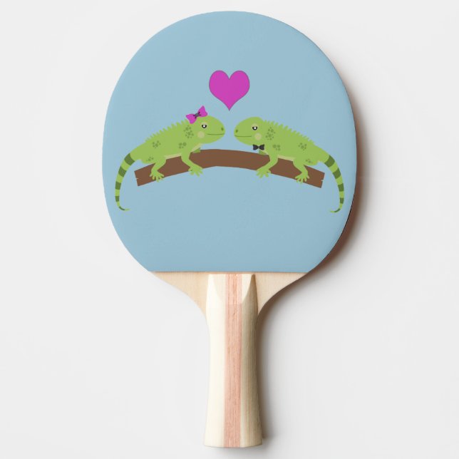 Iguana Kärlek Pingisracket (Framsidan)