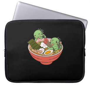 Iguana Kawaii Ramen Funny Pet Gift Laptop Fodral