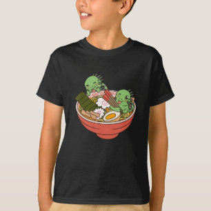 Iguana Kawaii Ramen Funny Pet Gift T Shirt