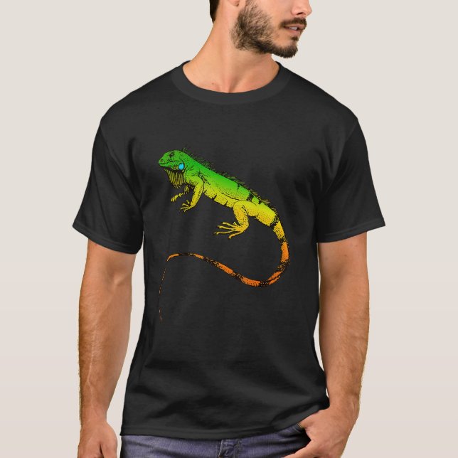 Iguana Lizard BeSnyt Iguana Gift T Shirt (Framsida)