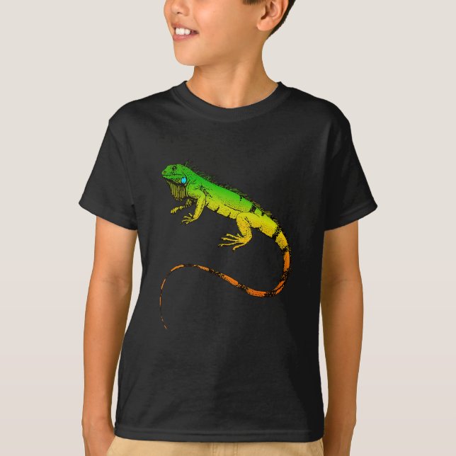 Iguana Lizard BeSnyt Iguana Gift T Shirt (Framsida)