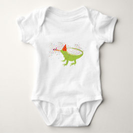Iguana Lizard Partying Animals med Party T Shirt