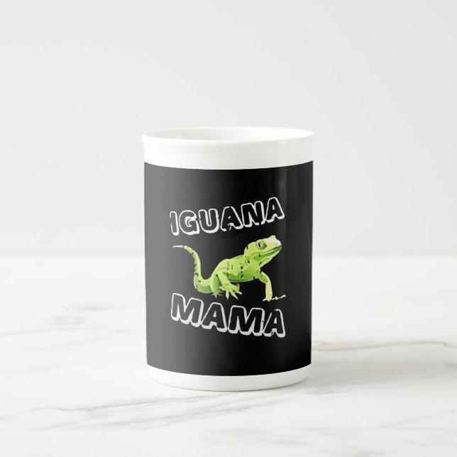 Iguana mamma benporslin mugg (Framsidan)