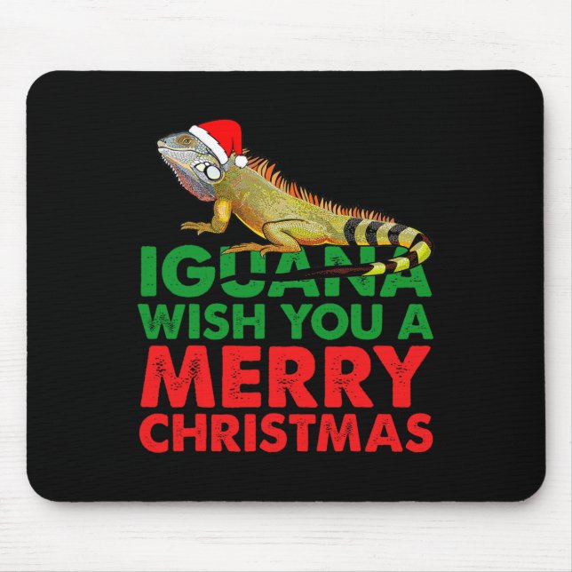 Iguana önskar dig en God jul-funny Iguana Musmatta (Framsidan)