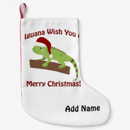 Iguana önskar dig en God jul Liten Julstrumpa