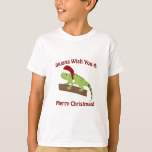 Iguana önskar dig en God jul T-shirt