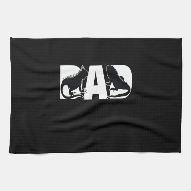 Iguana Pappa Kökshandduk (Horisontell)