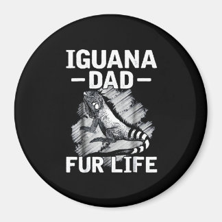 Iguana pappa päls magnet