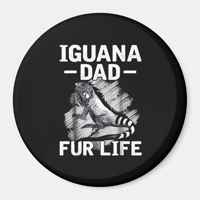 Iguana pappa päls magnet (Framsidan)