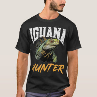Iguana Reptile Älskare Herpetology Iguana Hunter L T Shirt