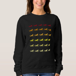 Iguana Retro Djurmönster   T Shirt