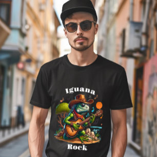 Iguana Serenading Swamp Dweller Sten T Shirt
