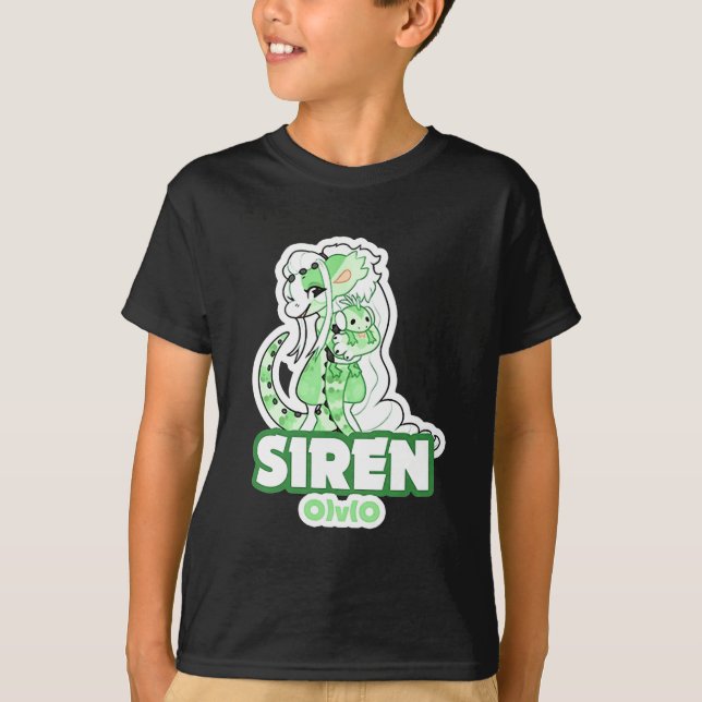 Iguana siren t shirt (Framsida)