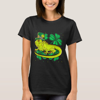 Iguana St patrick's day för Iguana Enthusiast T Shirt