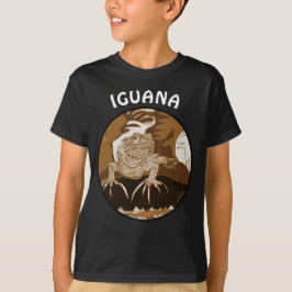 Iguana vid havet t shirt