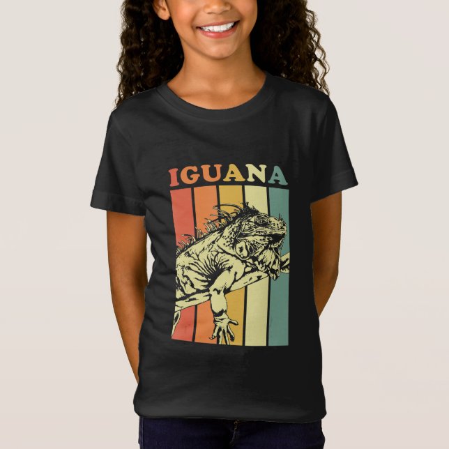 Iguana Vintage Gift T Shirt (Framsida)