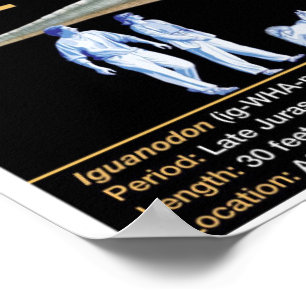 Iguandon - Biologi Juraperioden Poster