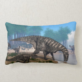 Iguanodon dinosaurs lumbarkudde
