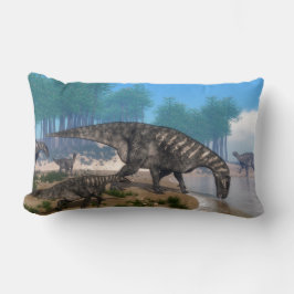 Iguanodon dinosaurs lumbarkudde