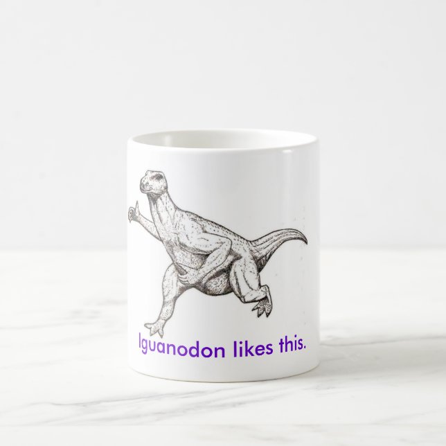 Iguanodon gillar detta kaffemugg (Center)