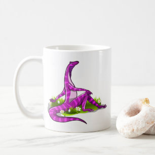 Iguanodon visar hennes naturliga skönhet. kaffemugg