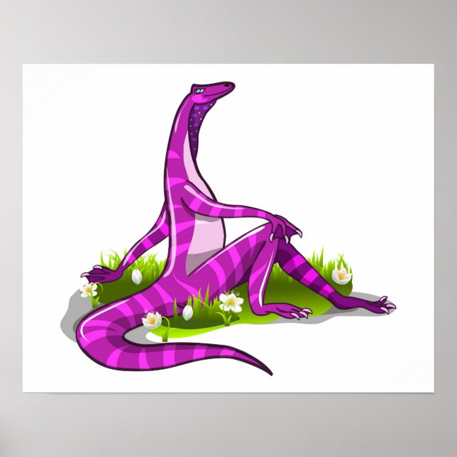 Iguanodon visar hennes naturliga skönhet. poster (Framsidan)