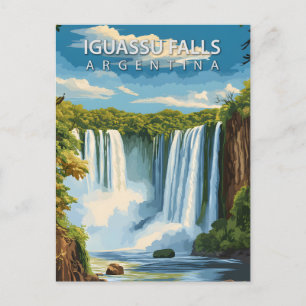 Iguassu Falls Argentina Sydamerikansk Natur Vykort