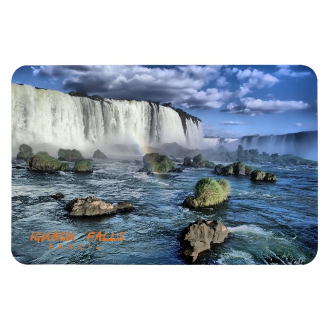 Iguasu säng, Brasilien Magnet (Horisontell)