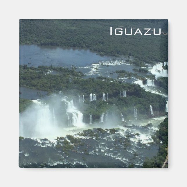 Iguazu fall - Flygvy Magnet (Framsidan)