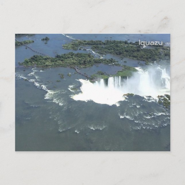 Iguazu fall - Flygvy Vykort (Framsida)