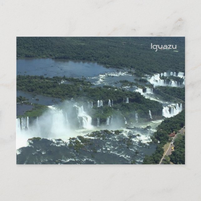 Iguazu fall - Flygvy Vykort (Framsida)