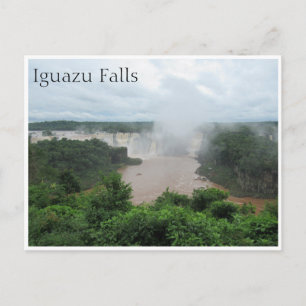 iguazu fall spray vykort
