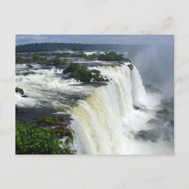 Iguazu fall vykort (Framsida)