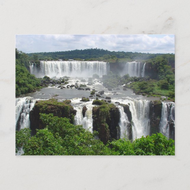 Iguazu fall vykort (Framsida)