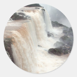 iguazu faller brasiliansk runt klistermärke
