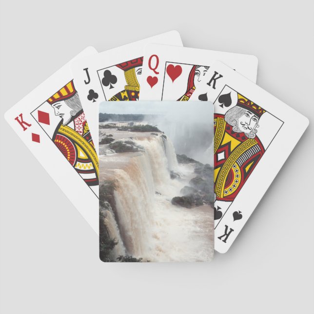 iguazu faller brasiliansk spel kort (Baksidan)