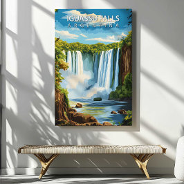 Iguazu Falls Argentina Canvas Väggdekor | Canvas