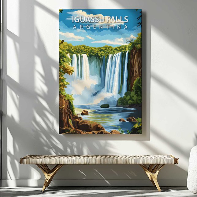 Iguazu Falls Argentina Canvas Väggdekor | Canvas (Iguazu Falls Argentina Canvas Wall Decor | Canvas by TinkPrints.)