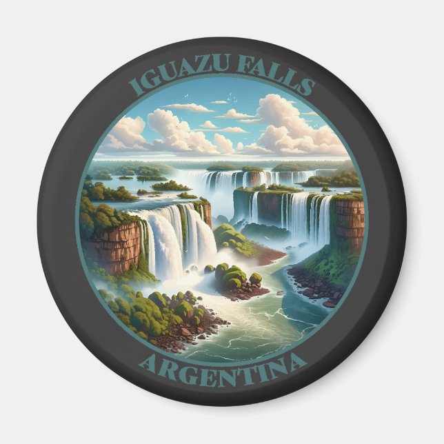 Iguazu Falls Argentina Magnet (Framsidan)