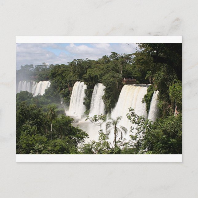 Iguazu Falls, Argentina, Sydamerika Vykort (Framsida)