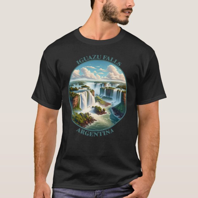 Iguazu Falls Argentina T Shirt (Framsida)