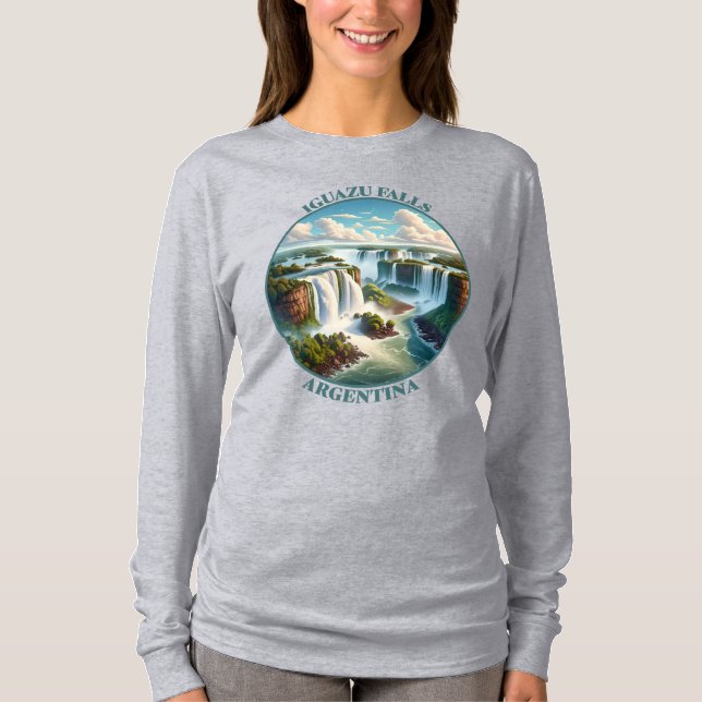 Iguazu Falls Argentina T Shirt (Framsida)