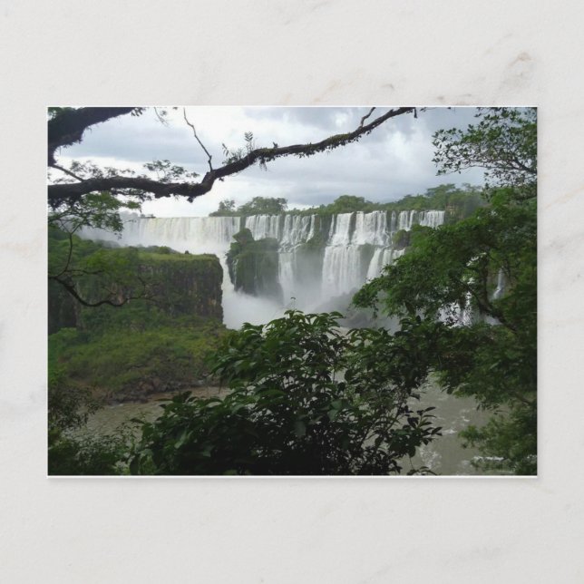 Iguazu Falls Argentina Vykort (Framsida)