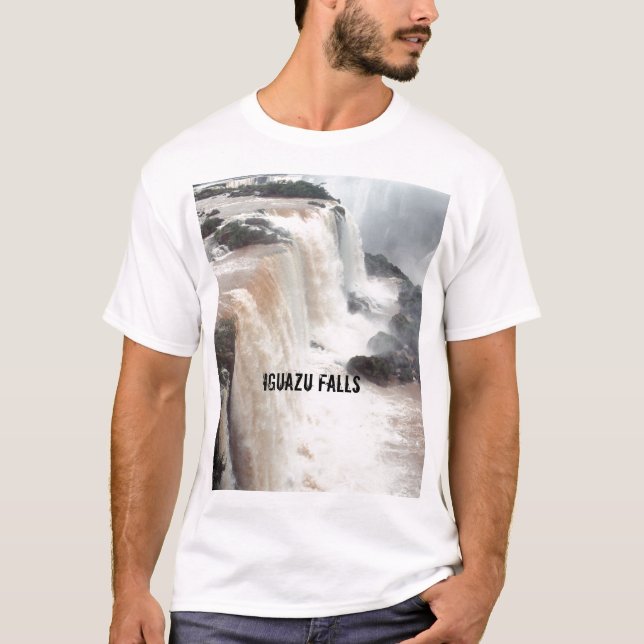 Iguazu Falls Brasilien / Argentina Tee Shirt (Framsida)